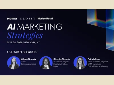 News: Digiday hosts AI Marketing Strategies event Sept. 24 with Samsung, Bayer, David's Bridal