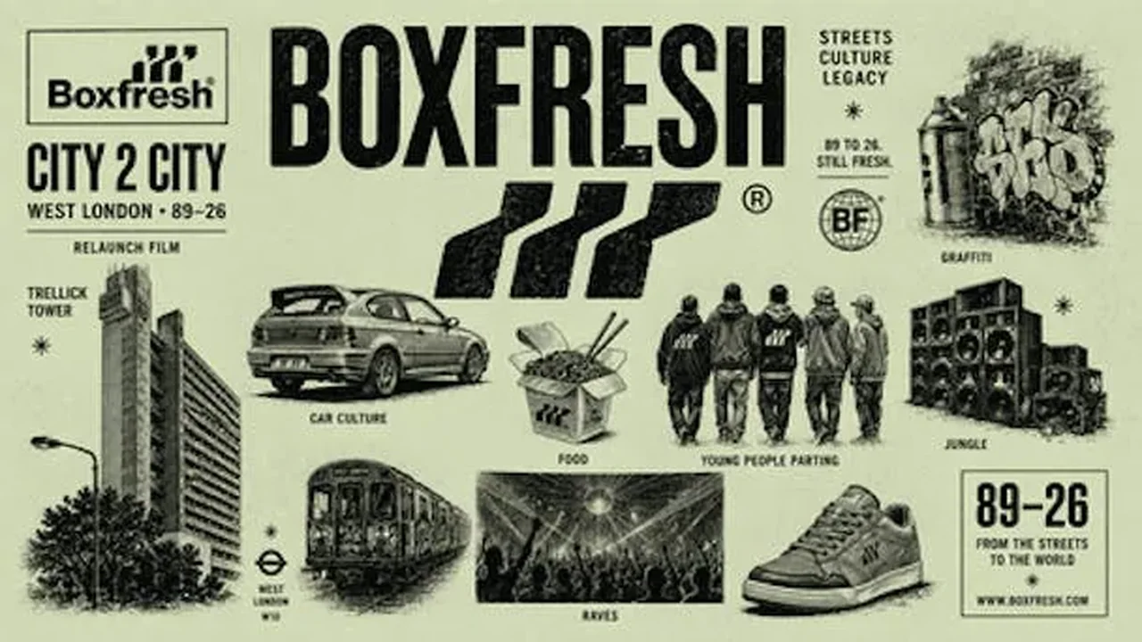 News: Boxfresh rebuilds its brand history in AI-first film directed by Omar Karim