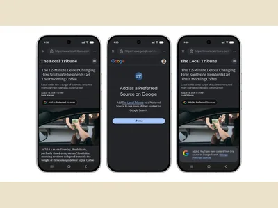 News: Google opens 'Preferred Sources' button to publishers as AI cuts search traffic
