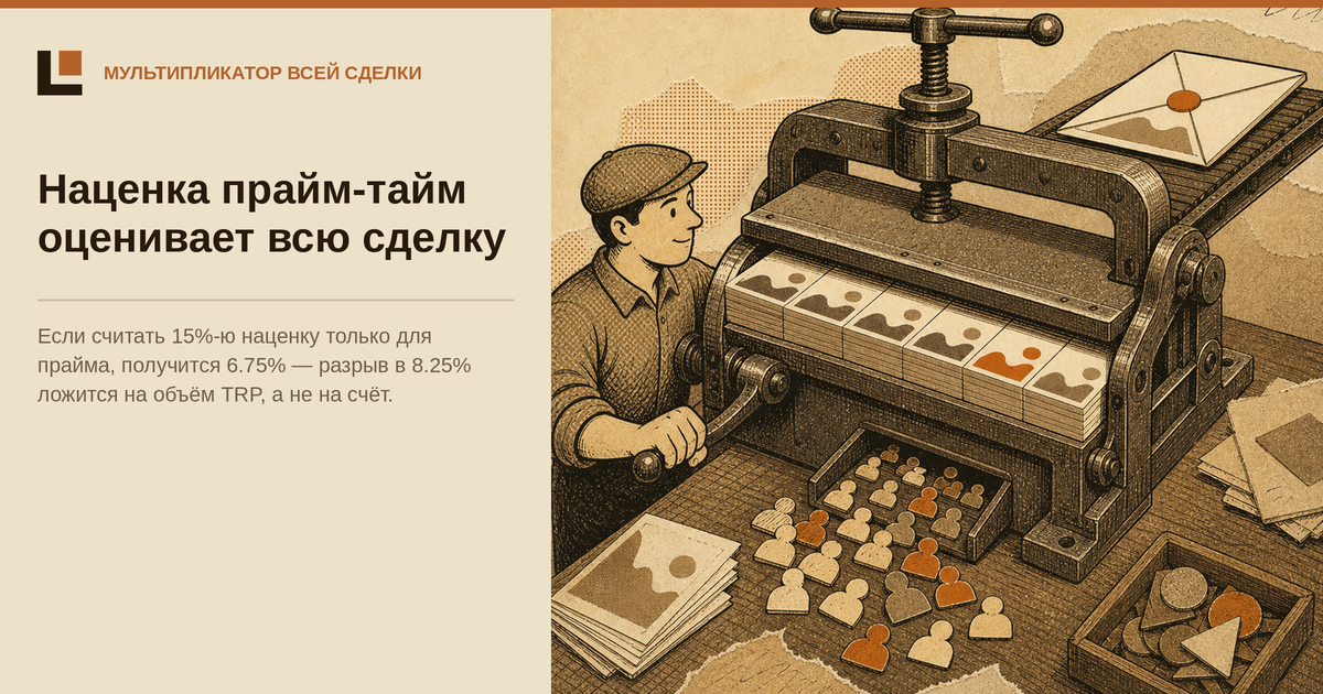 Наценка за прайм-тайм: почему премия расценивает всю сделку